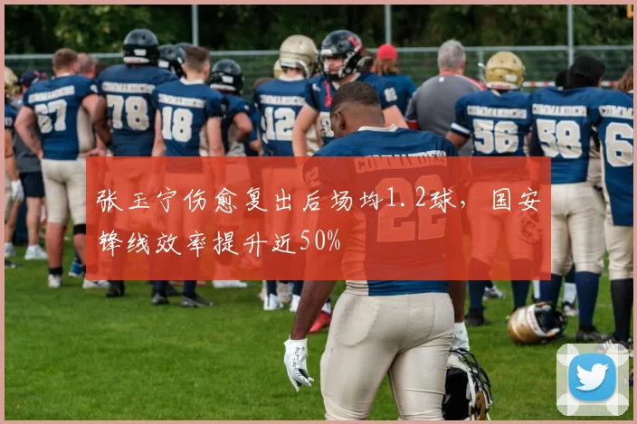 张玉宁伤愈复出后场均1.2球，国安锋线效率提升近50%
